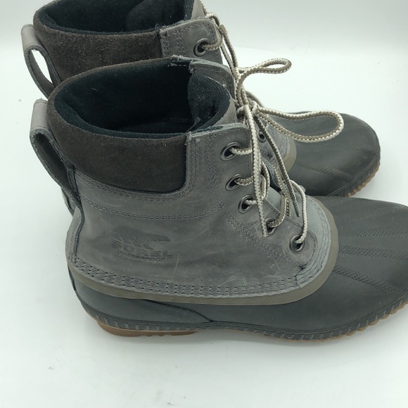 SOREL CHEYANNE II DUCK BOOT MEN’S 8 LACE UP GREY #NM2575-052 main image 10